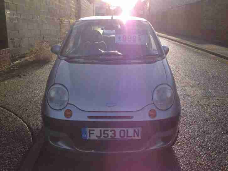 Daewoo Matiz 0.8 SE silver new mot on purchase cheap to run and insure