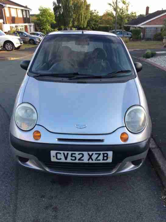 Matiz 800cc 2003 Silver Spares Repairs