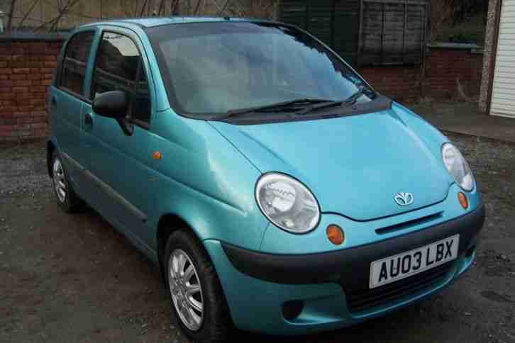 Daewoo Matiz SE 796cc 03 Plate No Reserve