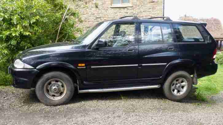 Daewoo Musso 2.3 Petrol, 7 Seater, 4x4, 83k, Needs Clutch, Black Leather