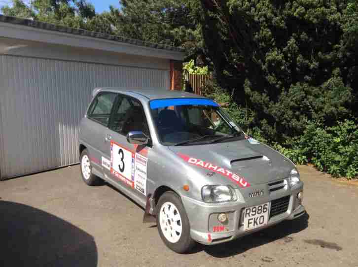 Daihatsu Cuore Mira Avanzato 660cc turbo fwd road rally track car motorsport