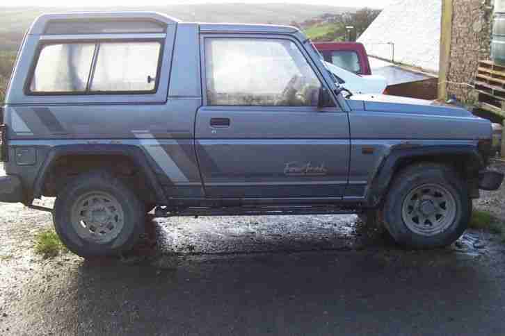 Daihatsu Fourtrack 4x4. Daihatsu car from United Kingdom
