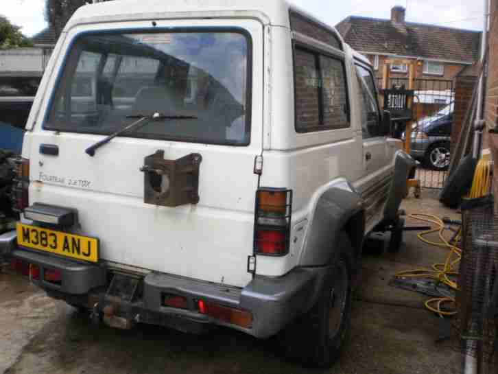 Daihatsu Fourtrak Independent TDX Braking For Scrap