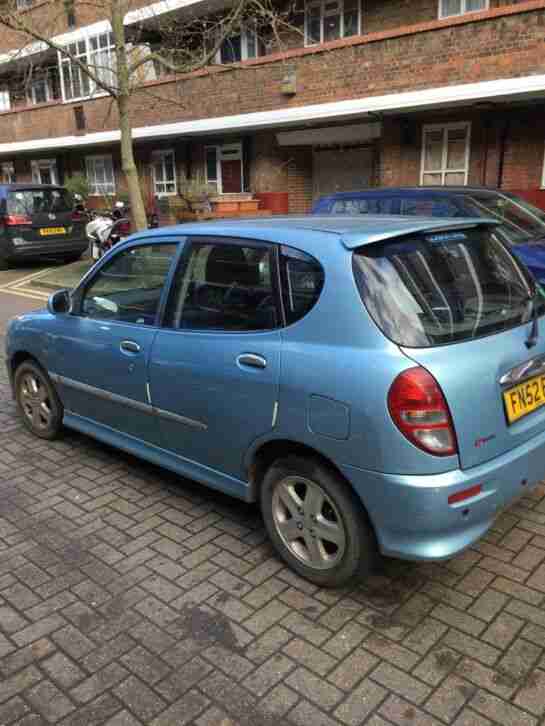 Daihatsu SIRION 2002 F speed , Petrol ,Engine size (l) 1298,Hatchback ,Blue