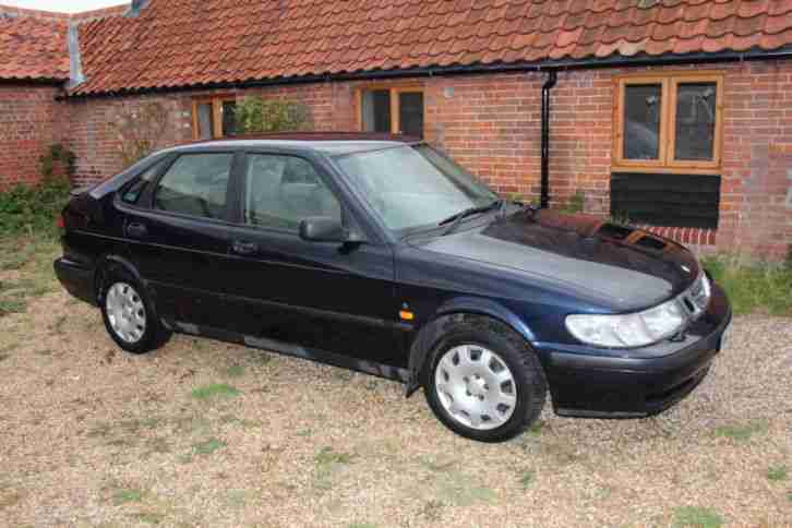 Dark Blue SAAB 93 'S' LPT 5 door in good order.