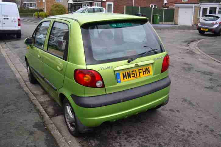 Deawoo Matiz 2002 SPARES OR REPAIR