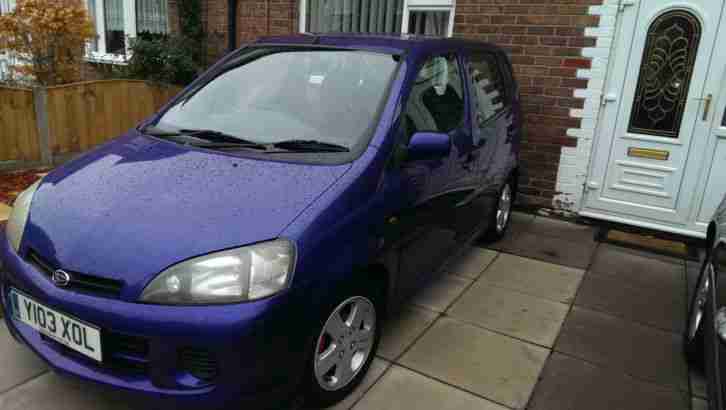 Diahatsu Y-RV 1.3 Petrol, Automatic, 5 Door,Year 2001, Blue, FSH, MOT March 16