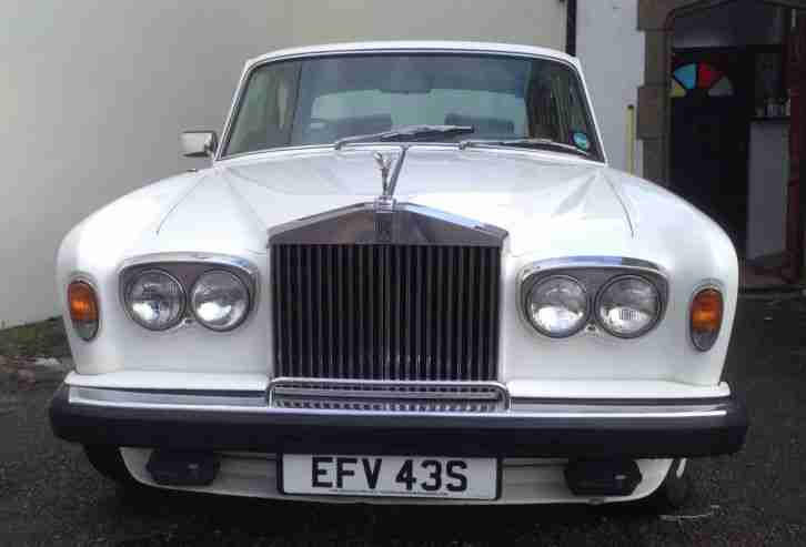 EFV 43S Rolls Royce look like private plate. 55200 miles proven by MOT's to 1988