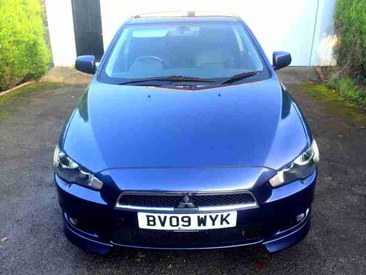 **EXQUISITE** 2009 MITSUBISHI LANCER GS4 DI-D BLUE 6 SPEED MANUAL 5 DOOR SALLON