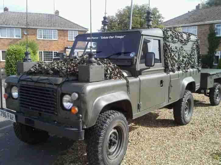 Ex military Land Rover and Sankey trailer