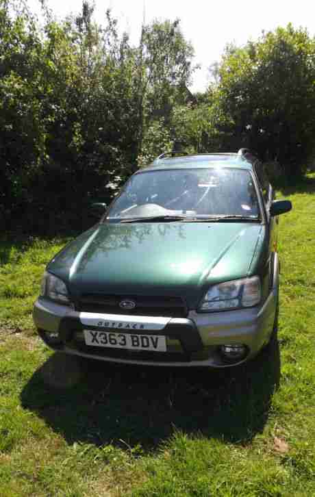 .FABULOUS RELIABLE 2000 SUBARU LEGACY OUTBACK AWD AUTO GREEN/GREY MOT MAY 2016