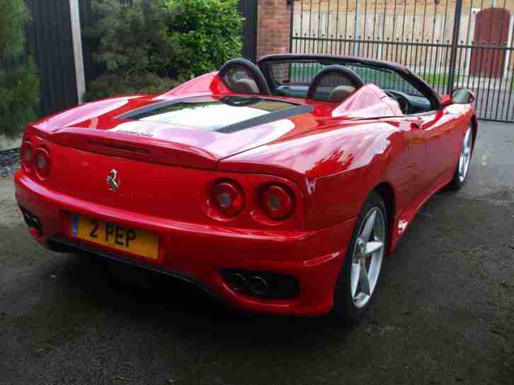 FERRARI 360 SPIDER 18K MILES FULL HISTORY ALL ORIGINAL FINANCE AVAILABLE