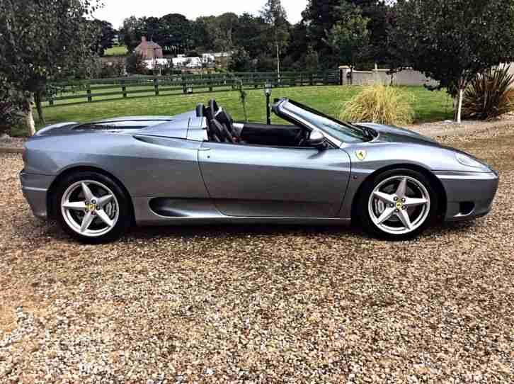 FERRARI 360M SPIDER-RHD MANUAL-MEGA CAR-TOTAL HISTORY+JUST SERVICED 911 M5 AMG