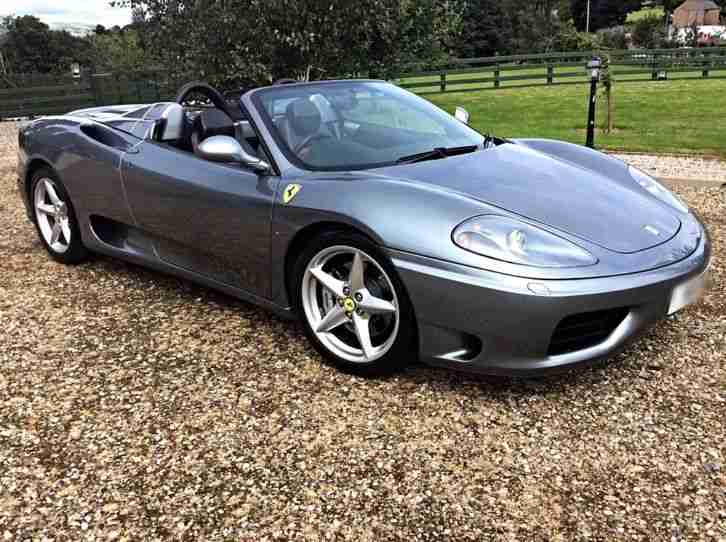 FERRARI 360M SPIDER-RHD MANUAL-MEGA CAR WITH TOTAL HISTORY + JUST SERVICED