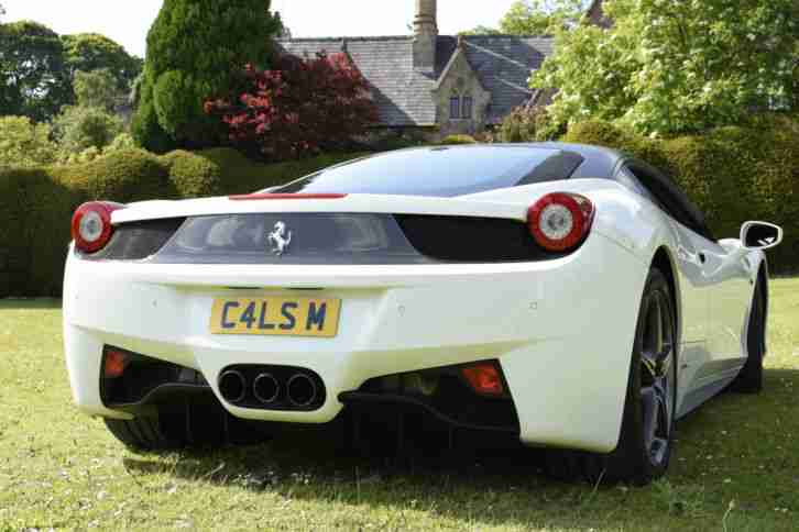 FERRARI 458 ITALIA DCT WHITE 2013