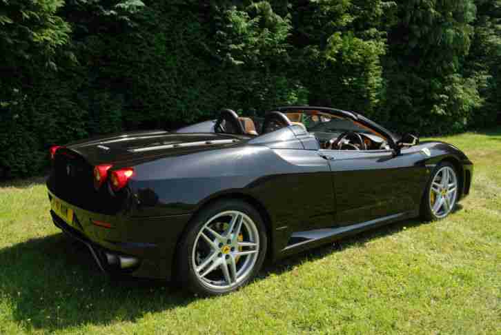 FERRARI F430 F1 SPIDER BLACK FSH 2006/06