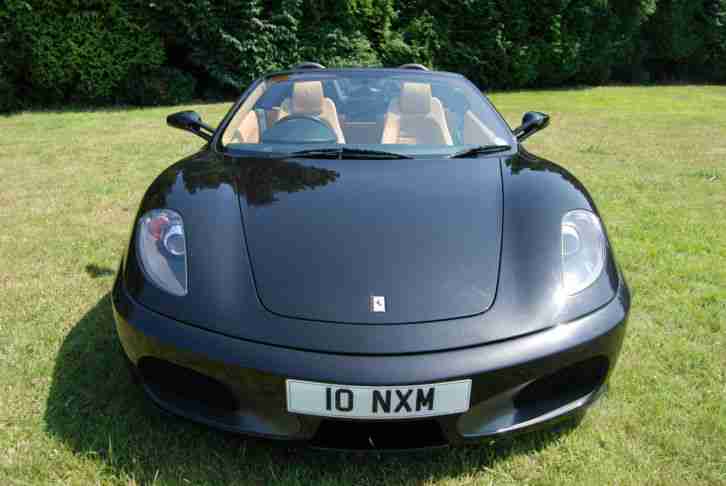 FERRARI F430 F1 SPIDER BLACK FSH