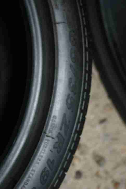 FERRARI F430 PIRELLI FRONT TYRES 225 35 19 REAR TYRES 285 35 19 USED