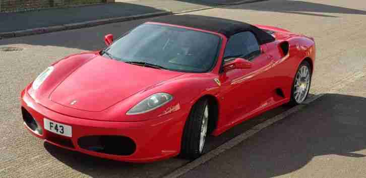 FERRARI F430 SPIDER 2006 RED F1 AUTO convertible automatic LHD 4.3 petrol