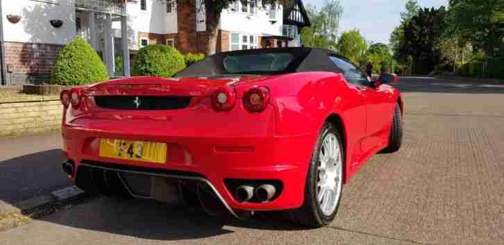 FERRARI F430 SPIDER 2006 RED F1 AUTO convertible automatic LHD 4.3 petrol