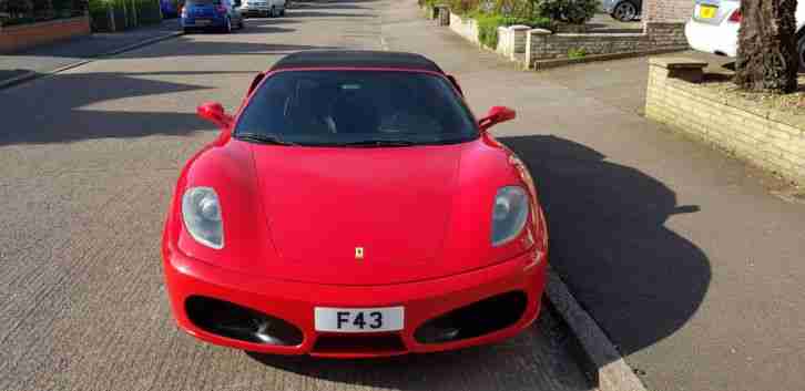 FERRARI F430 SPIDER 2006 RED F1 AUTO convertible automatic LHD 4.3 petrol