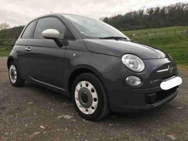FIAT 500 1.2 COLOUR THERAPY 5 SPEED MANUAL £30PA ROAD TAX 45+MPG NO RESERVE