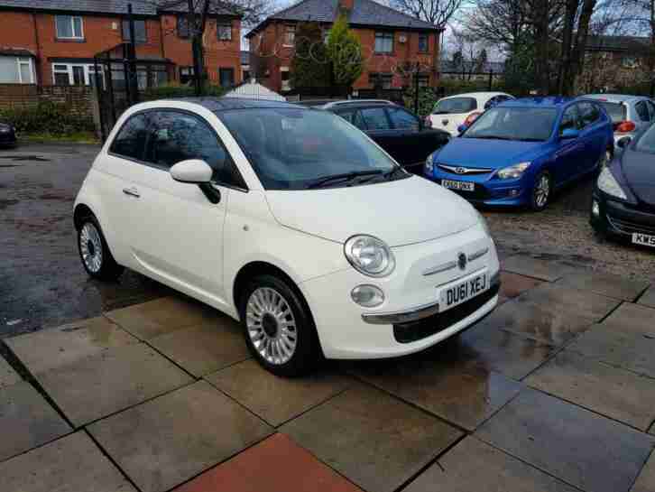 FIAT 500 1.2 LOUNGE 12 MONTH MOT £30 TAX 2 KEYS 3 MONTH WARRANTY LOW MILEAGE 47K