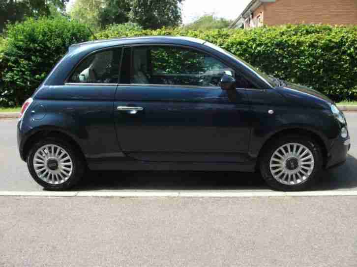 FIAT 500 1.4 LOUNGE 2009 Petrol Manual in Blue