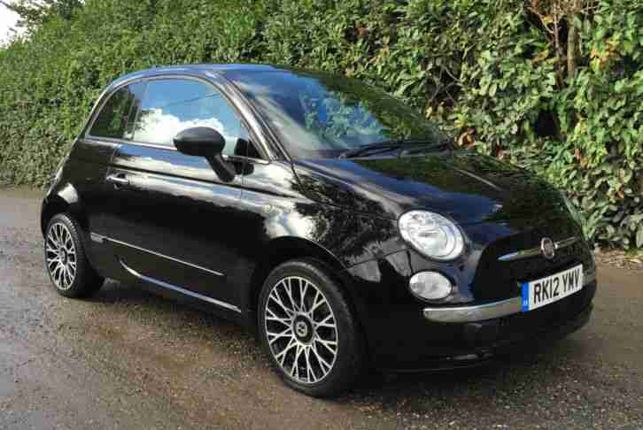 FIAT 500 2012 BY GUCCI 900cc TURBO BLACK £1 START