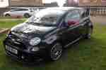 500 ABARTH, Black exterior, Full leather