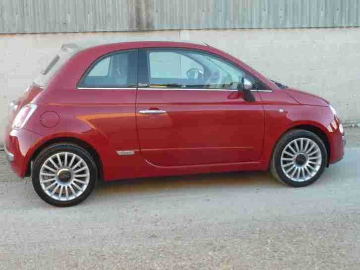 FIAT 500 C LOUNGE DUALOGIC 2011 Petrol Automatic in Red