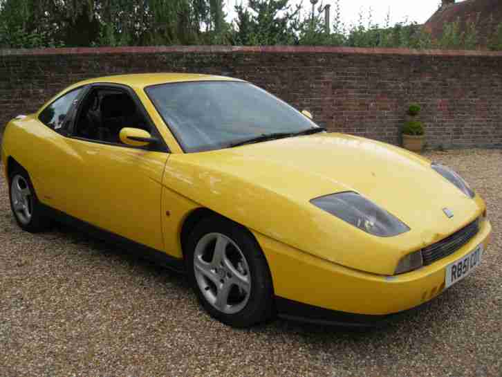 FIAT COUPE 20V TURBO - BROOM YELLOW WITH BLACK LEATHER