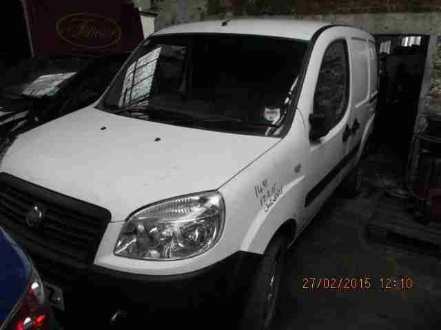 FIAT DOBLO CARGO MULTIJET 16V 2007 WHITE- BREAKING THIS CAR! PARTS AVAILABLE