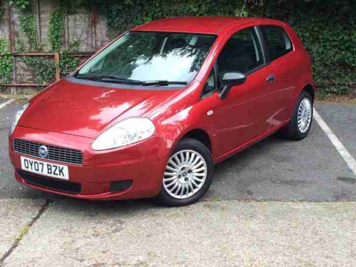 FIAT GRANDE PUNTO ACTIVE 8V 2007 Petrol Manual in Red