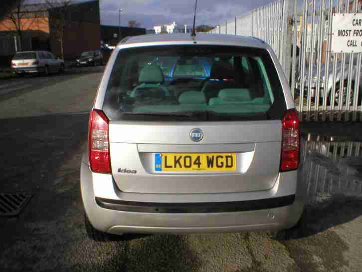 FIAT IDEA 1.4 16v ELEGANZA 2004 GREY 80K MOT