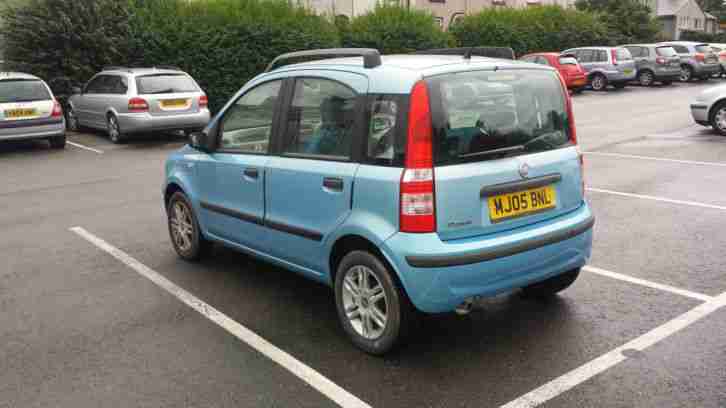 FIAT PANDA ELEGANZA BLUE 1242 CC PETROL LOW INSURANCE 05 REG 5 SPEED CHEAP CAR