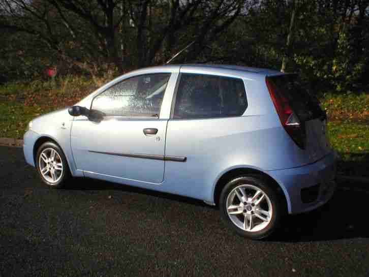 FIAT PUNTO 1.2 16v ( 80bhp ) ACTIVE SPORT 2003, 89K METALLIC BLUE MOT