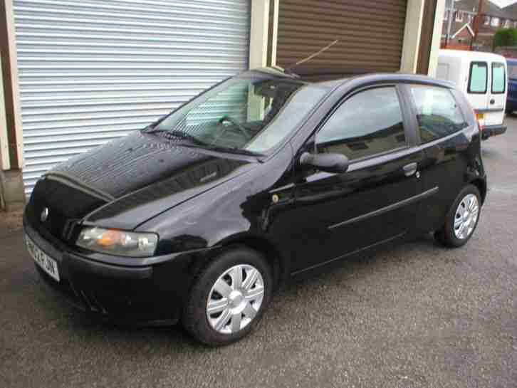 FIAT PUNTO 1.2 ( 60 bhp ) ACTIVE SPORT 2002 85K BLACK MOT