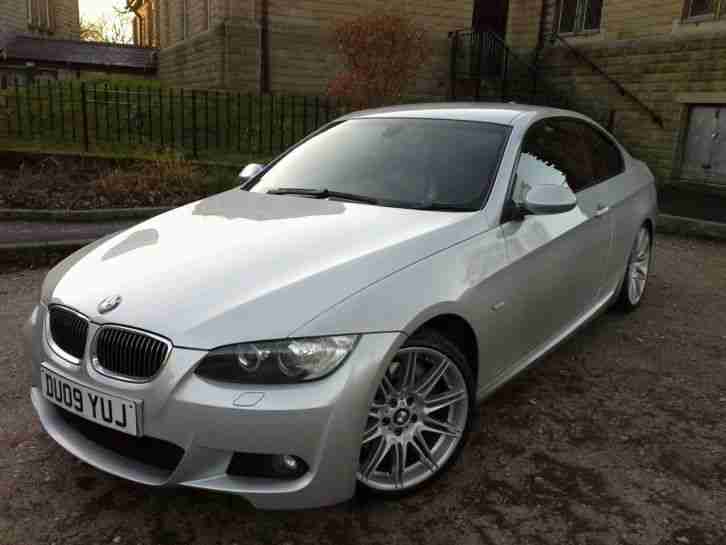 FINANCE REPOSSESSION 2009 BMW 335D M SPORT SILVER AUTO COUPE TOP SPEC