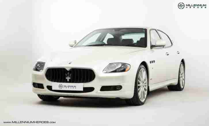 FOR SALE, MASERATI QUATTROPORTE 4.7 GTS BIANCO FUJI PAINT 397 MILES!