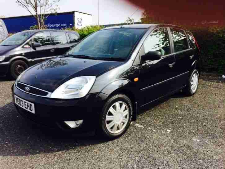 FORD FIESTA GHIA, Very smart panther black with immaculate luxury trim.
