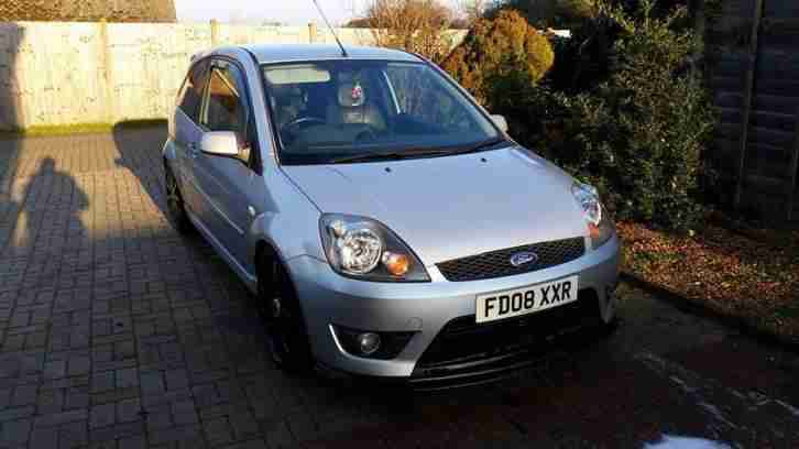 FORD FIESTA ZETEC S TDCI 1.6 ST REP 2008 MK6 MK6.5 £30 YEAR TAX SILVER