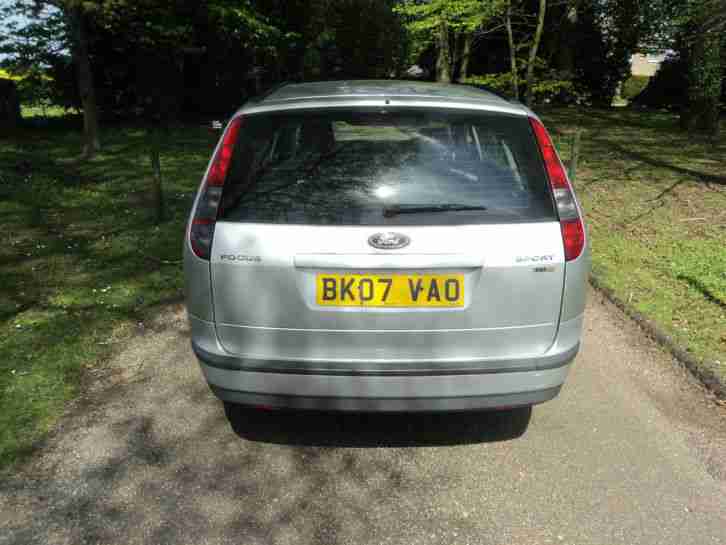 FORD FOCUS 1.6 TDCI ESTATE,2007,07 REG,SILVER,ALLOYS,AIRCON,VERY CHEAP CAR