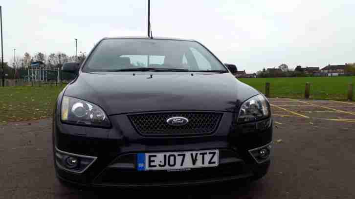 FORD FOCUS ST-2, 2007, BLACK, 3 DOOR, STANDARD, 3 OWNERS, 34K ENGINE FITTED.