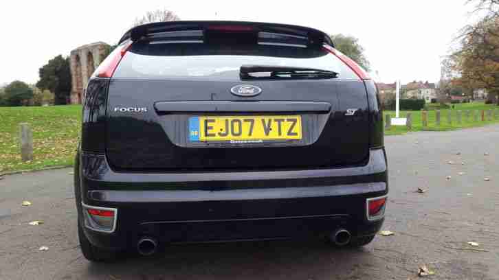 FORD FOCUS ST-2, 2007, BLACK, 3 DOOR, STANDARD, 3 OWNERS, 34K ENGINE FITTED.