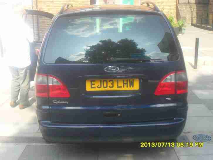 GALAXY ZETEC 1.9 TDI 03 REG. 7 SEATER