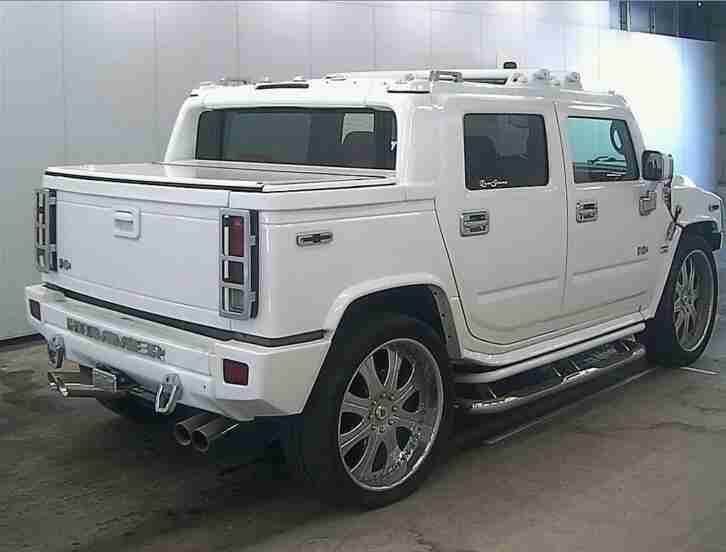 FRESH IMPORT 2005 HUMMER H2 6.0 PETROL AUTO SHOW SUV PICKUP RED LEATHER GRADE4.5