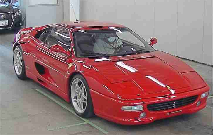 FRESH IMPORT FERRARI F355 3.5 BERLINETTA AUTO RED 28000 MILES LEFT HAND DRIVE