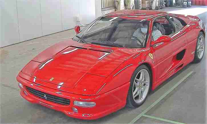 FRESH IMPORT FERRARI F355 3.5 BERLINETTA AUTO RED 28000 MILES LEFT HAND DRIVE