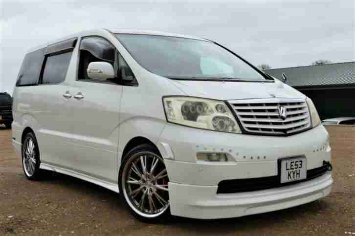 FRESH IMPORT TOYOTA ALPHARD ESTIMA 3.0 VVTI AUTOMATIC DUAL SUNROOF PEARL WHITE